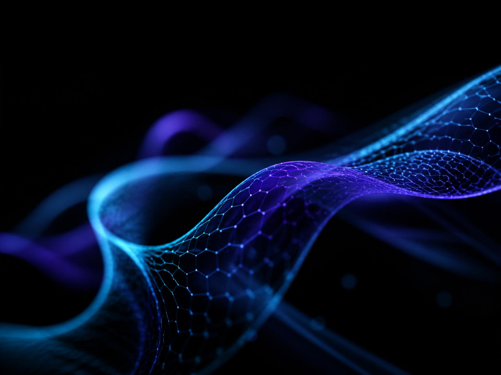 Visualização tecnológica abstrata